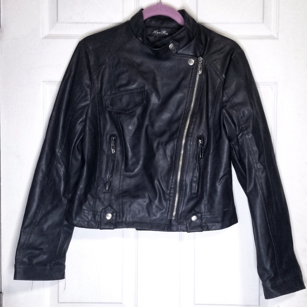 Faux Leather Jacket